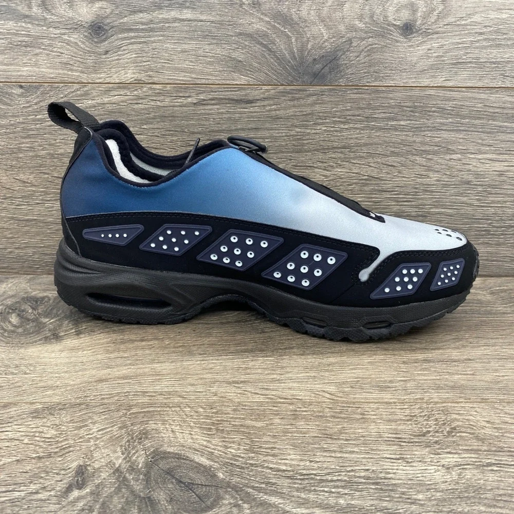 Nike Air Sunder Max Mens 10 Blue Gradient Black Zipper HJ8080-401